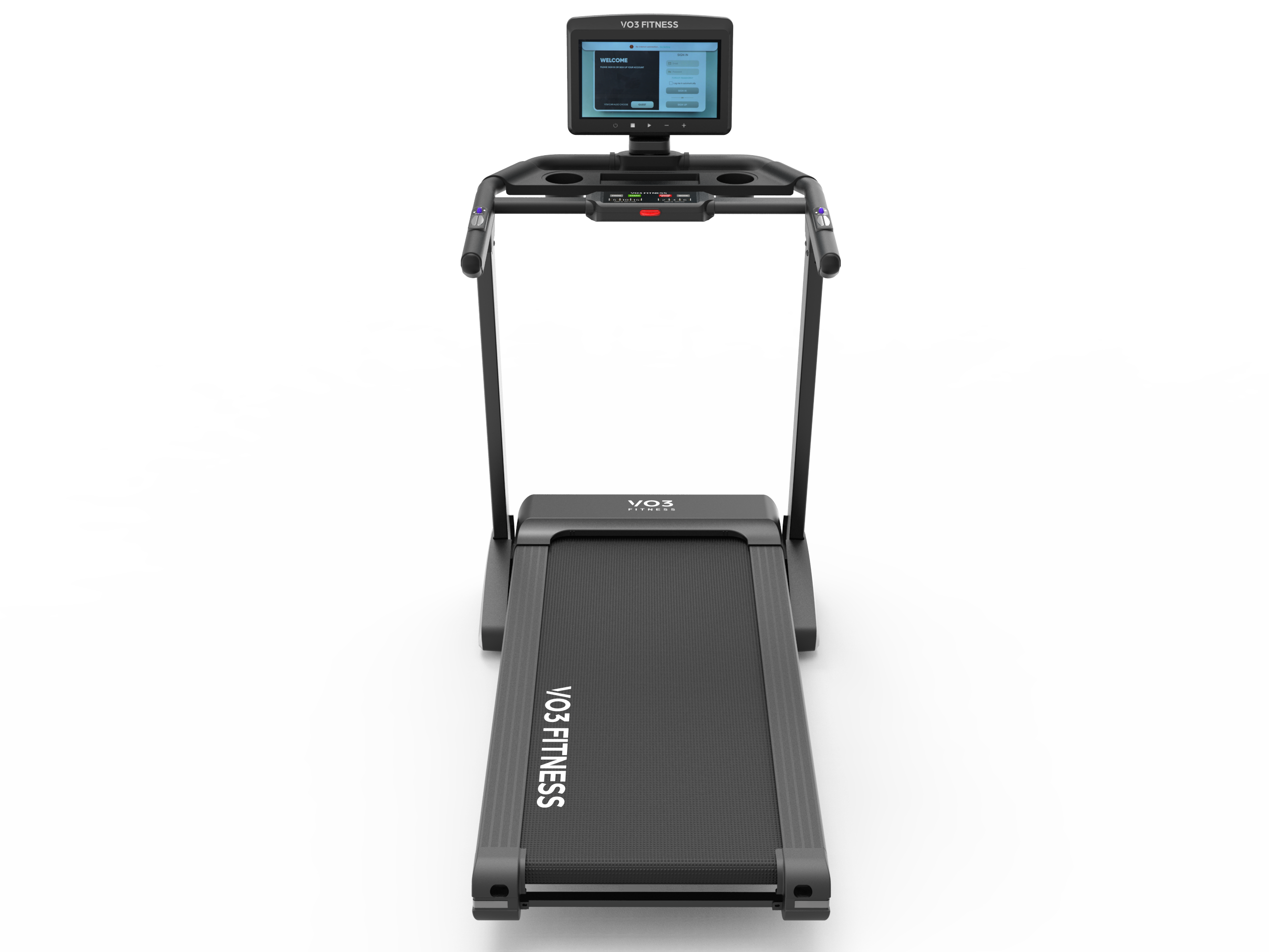 VO3 Fitness T50e Folding Treadmill - Compact Home Gym Equipment for Running & Walking | Perfect for Small Spaces & Apartment Workouts