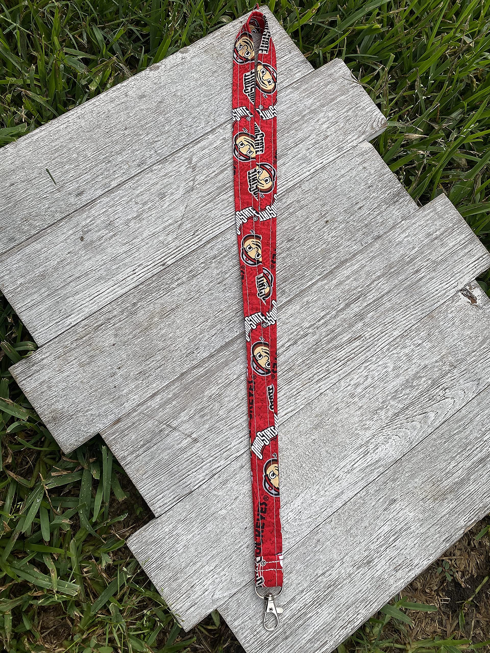 Ohio State ID Badge Holder Keychain - Durable Lanyard with Card Slot for University, Office & Campus Security - Perfect for Students, Faculty & Staff Access Control
