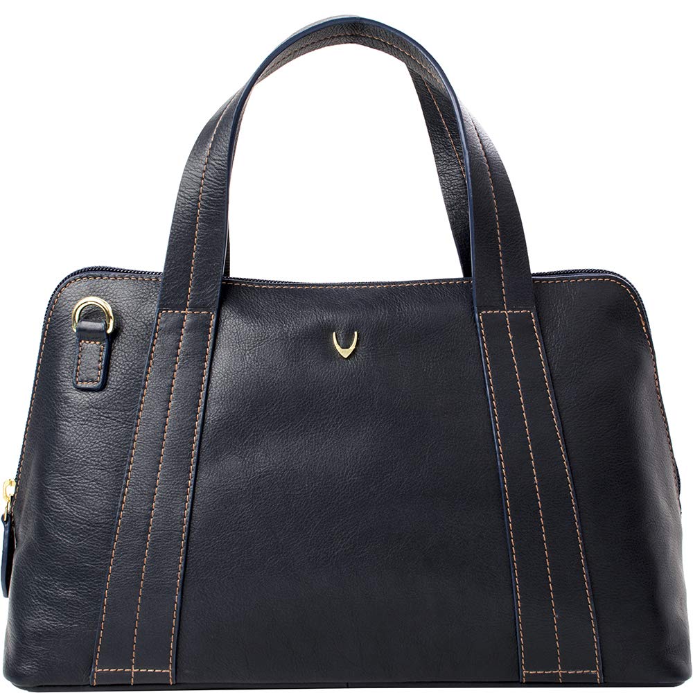 Hidesign Cerys Medium Genuine Leather Satchel Crossbody Bag with Detachable Shoulder Strap - Perfect for Work, Travel & Everyday Use