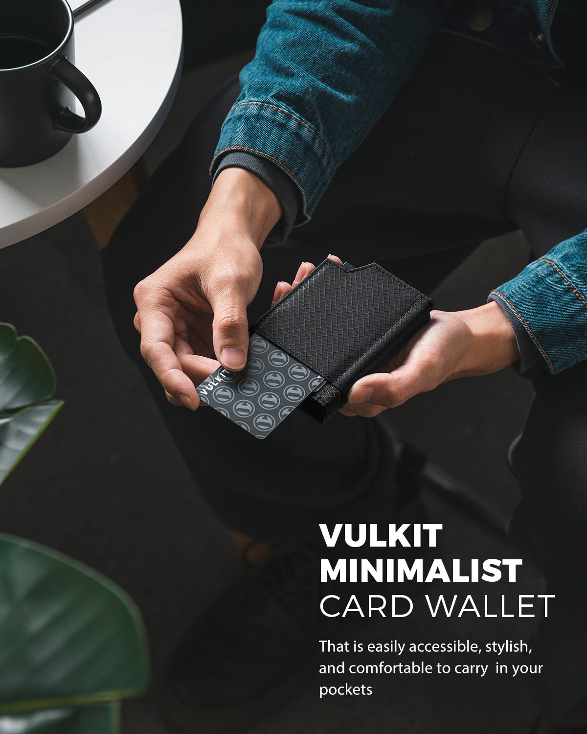 VC405 Bifold Pop Up Wallet with Money Compartment & D Buckle - Slim RFID Blocking Leather Wallet for Men - Perfect for Travel, Business & Everyday Carry
