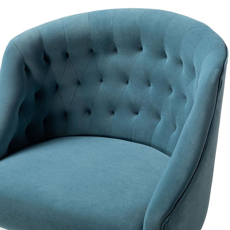 Penelope Velvet Tufted Office Chair - Ergonomic Executive Desk Chair with Lumbar Support - Perfect for Home Office, Gaming & Workspace Comfort