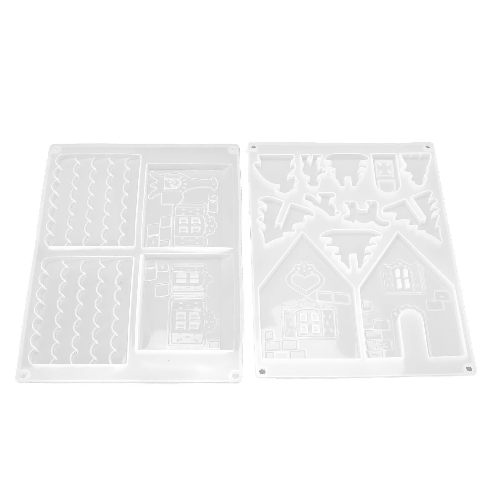 Christmas Resin Molds DIY Kit - Silicone Molds for Table & Wall Decorations - Perfect for Holiday Crafts, Home Decor, and Gift Making