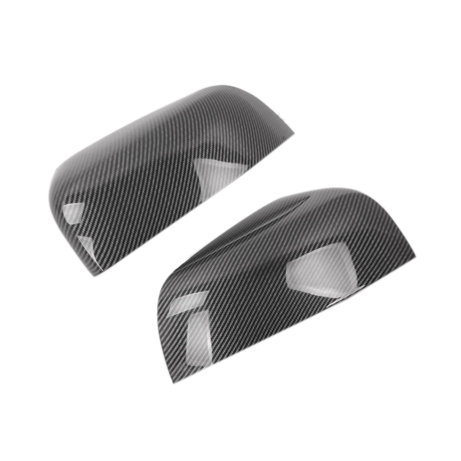 ABS Carbon Fiber Style Rear View Mirror Cover for Ford Ranger & Everest 2012-2021 - Side Door Mirror Housing Cap Replacement (Enhances Style & Protection for Off-Road Adventures)
