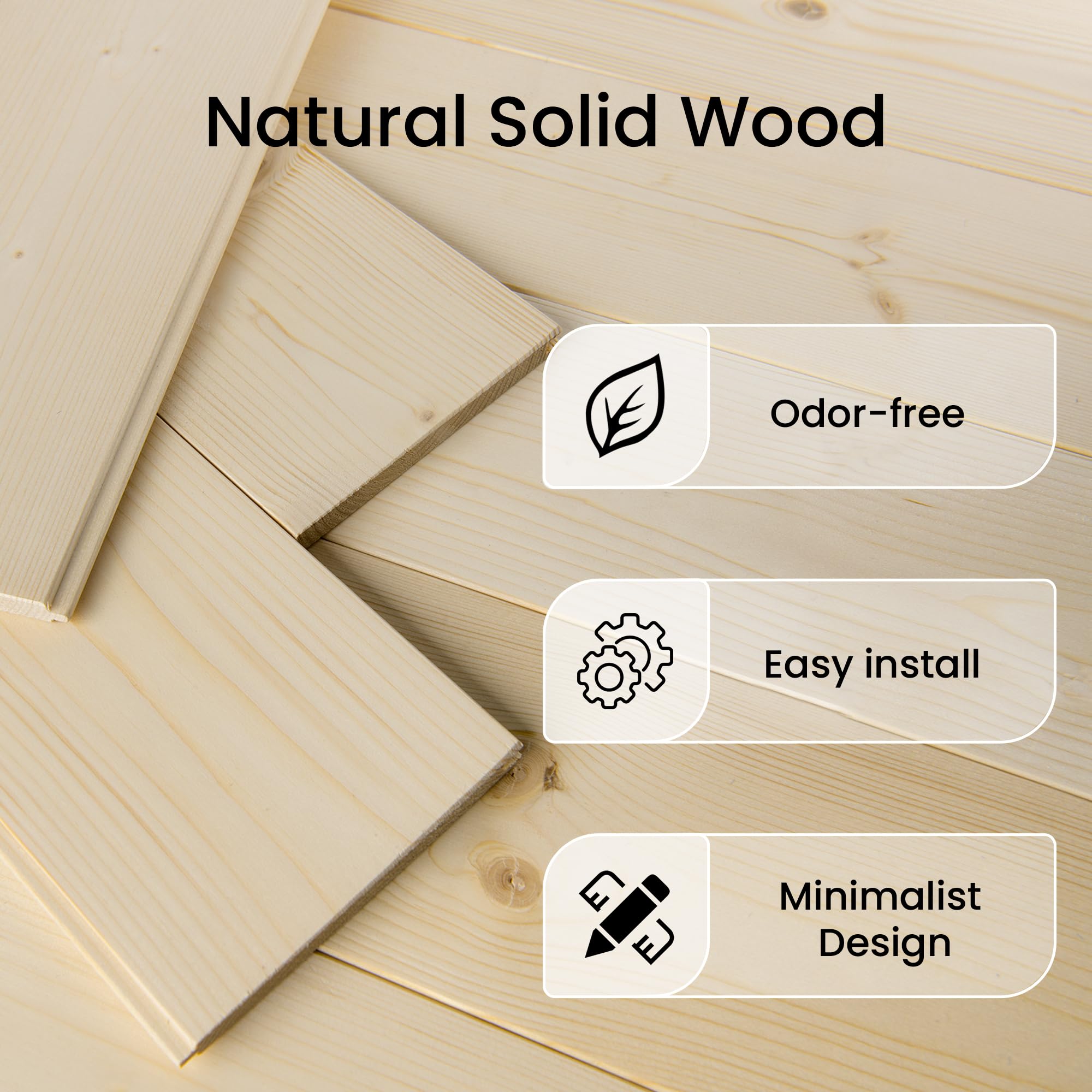 SMARTSTANDARD 24x84 Inch Sliding Barn Door Kit - Brushed Nickel Hardware & Handle Included - Unfinished Solid Spruce Wood Panel with K-Frame - Easy DIY Assembly - Perfect for Bedroom, Closet or Farmhouse Style Home Decor