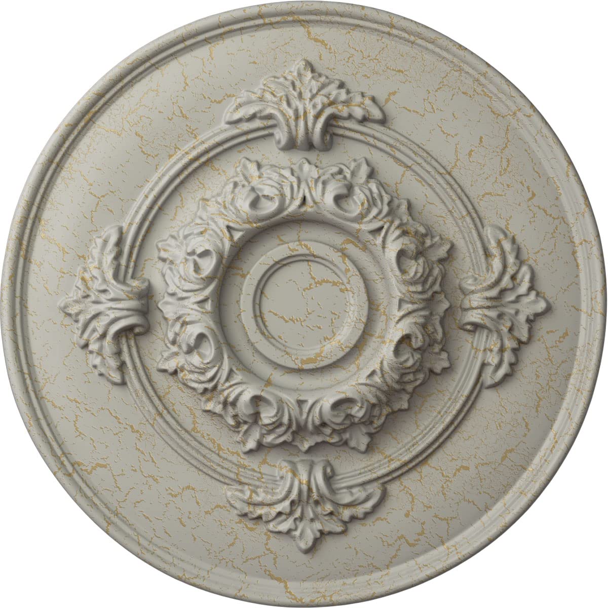 Ekena Millwork CM13MOPCC Hand-Painted Monique Ceiling Medallion - 13.75