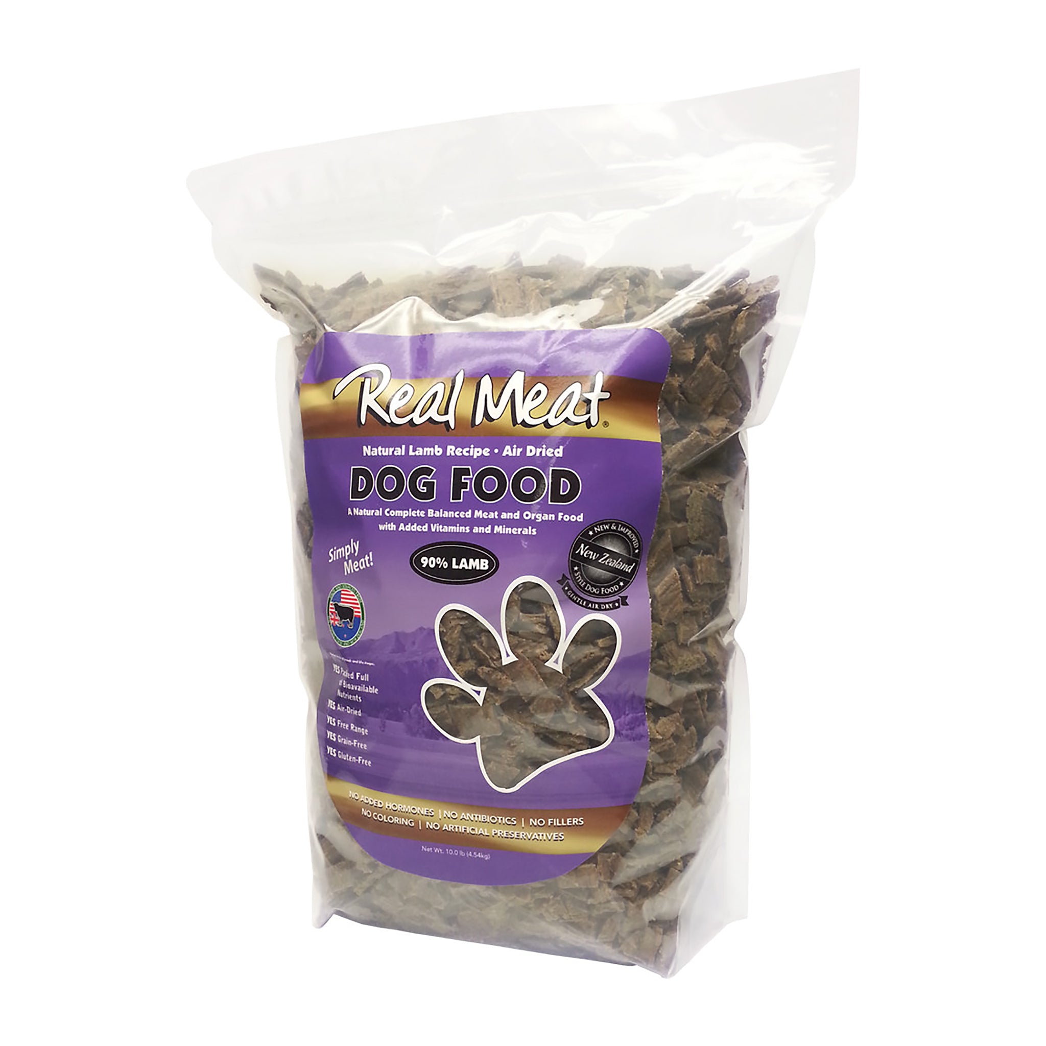 Premium Air-Dried Lamb Dog Food - All-Natural, Grain-Free Real Meat Treats for Dogs - Perfect for Training, Rewards & Sensitive Stomachs