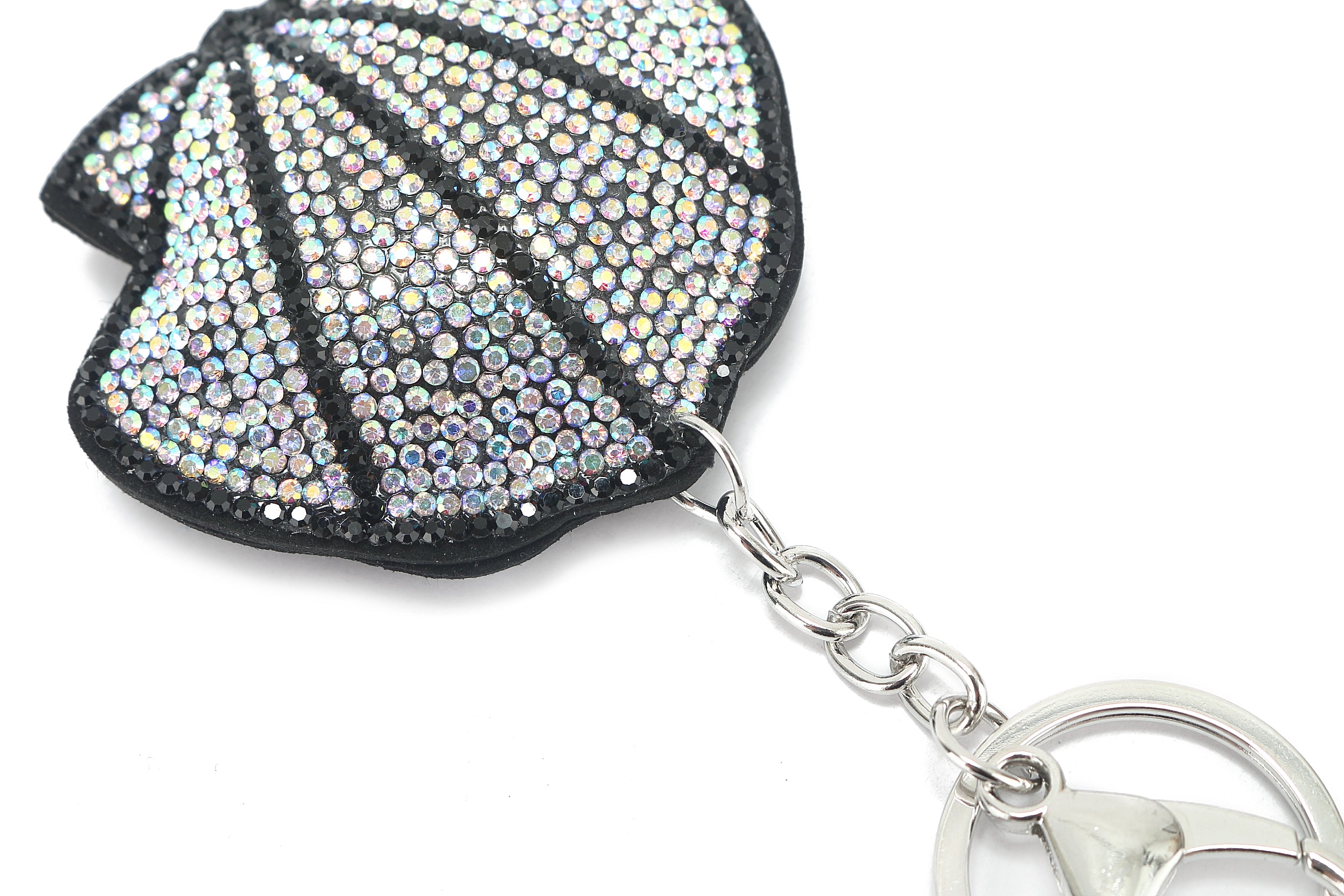 Crystal Shell White Bag Charm - Elegant & Stylish Accessory for Handbags, Backpacks, and Purses | Perfect Gift for Women & Girls