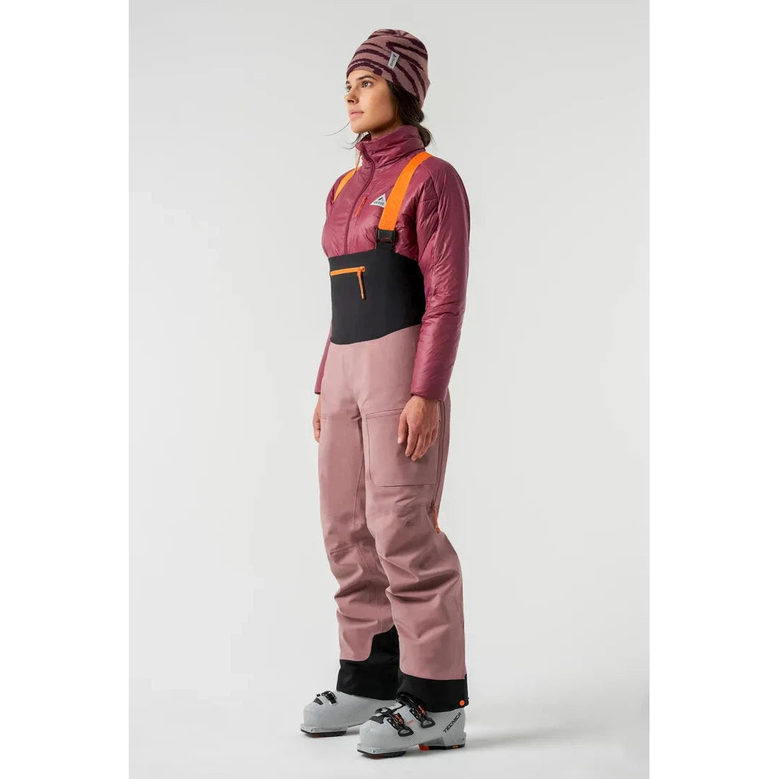 Orage Women's Mountain X Cliff 3L Bib Pant 2025 - Waterproof Ski & Snowboard Bib Overalls for Winter Sports & Outdoor Adventures