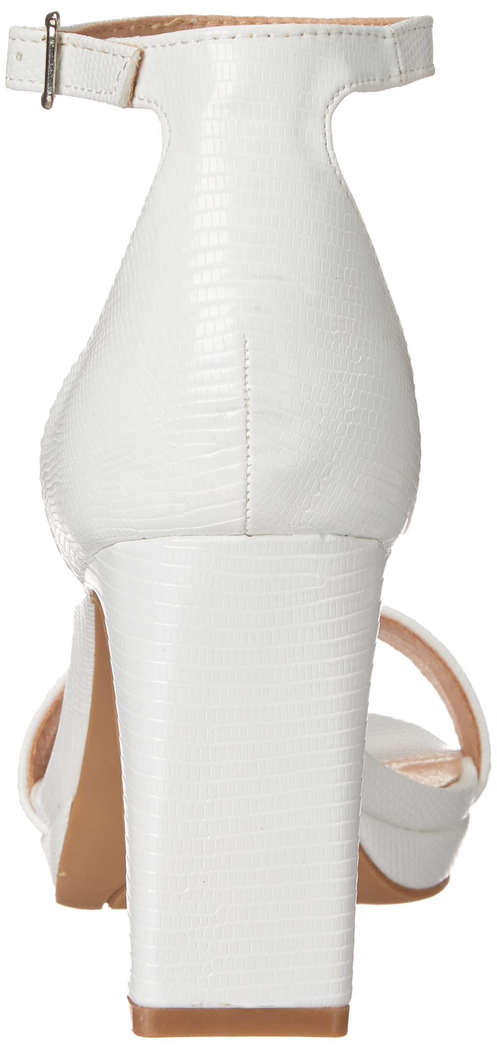 Chinese Laundry Women's Tinie Lizard Heeled Sandal - Stylish Leather Strappy Sandals for Women, Comfortable Block Heels for Parties, Weddings & Night Out