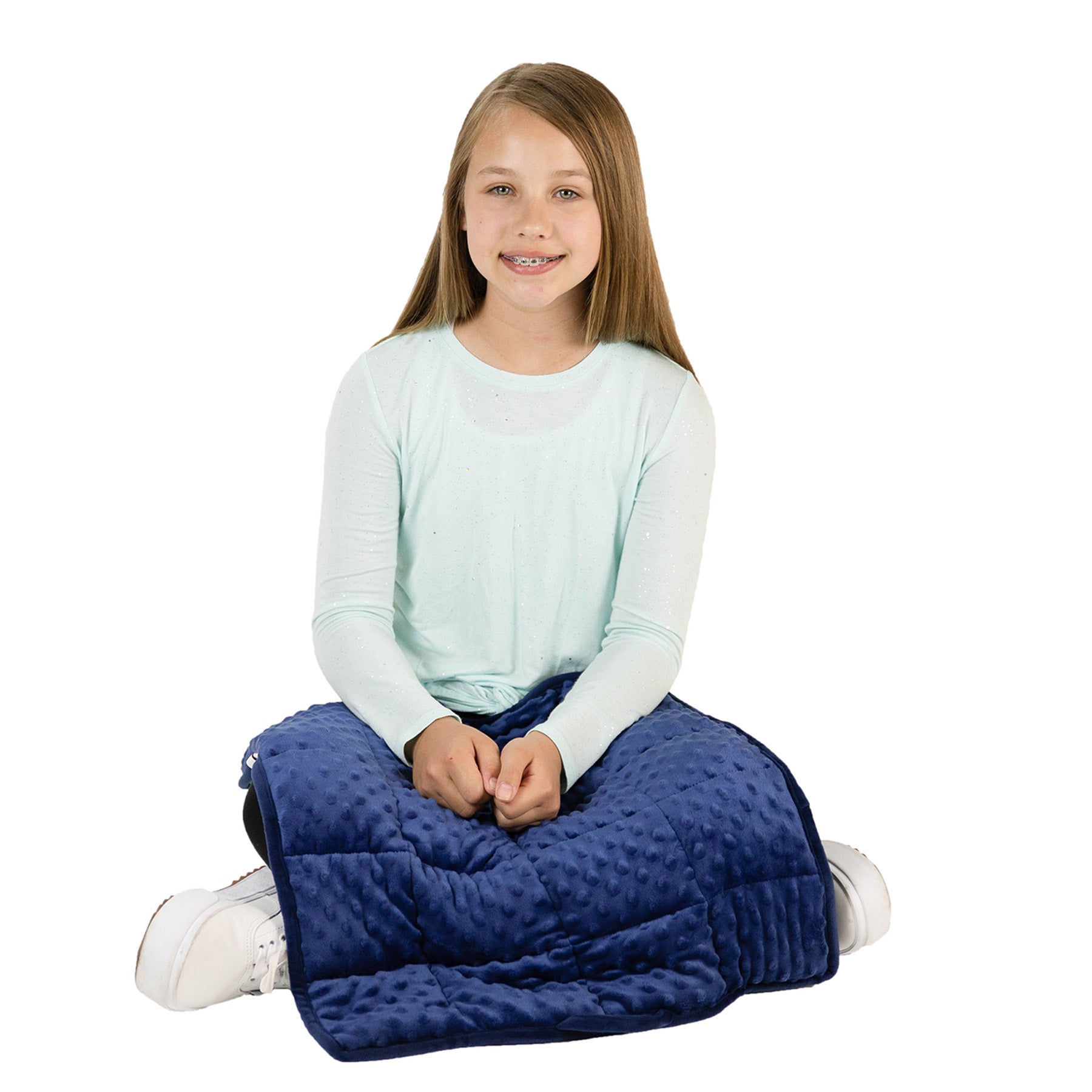 Bouncyband® Comfy & Portable 5lb Sensory Lap Pad for Kids - Weighted Blanket for Anxiety Relief, Focus & Calming - Perfect for Classroom, Travel & Home Use