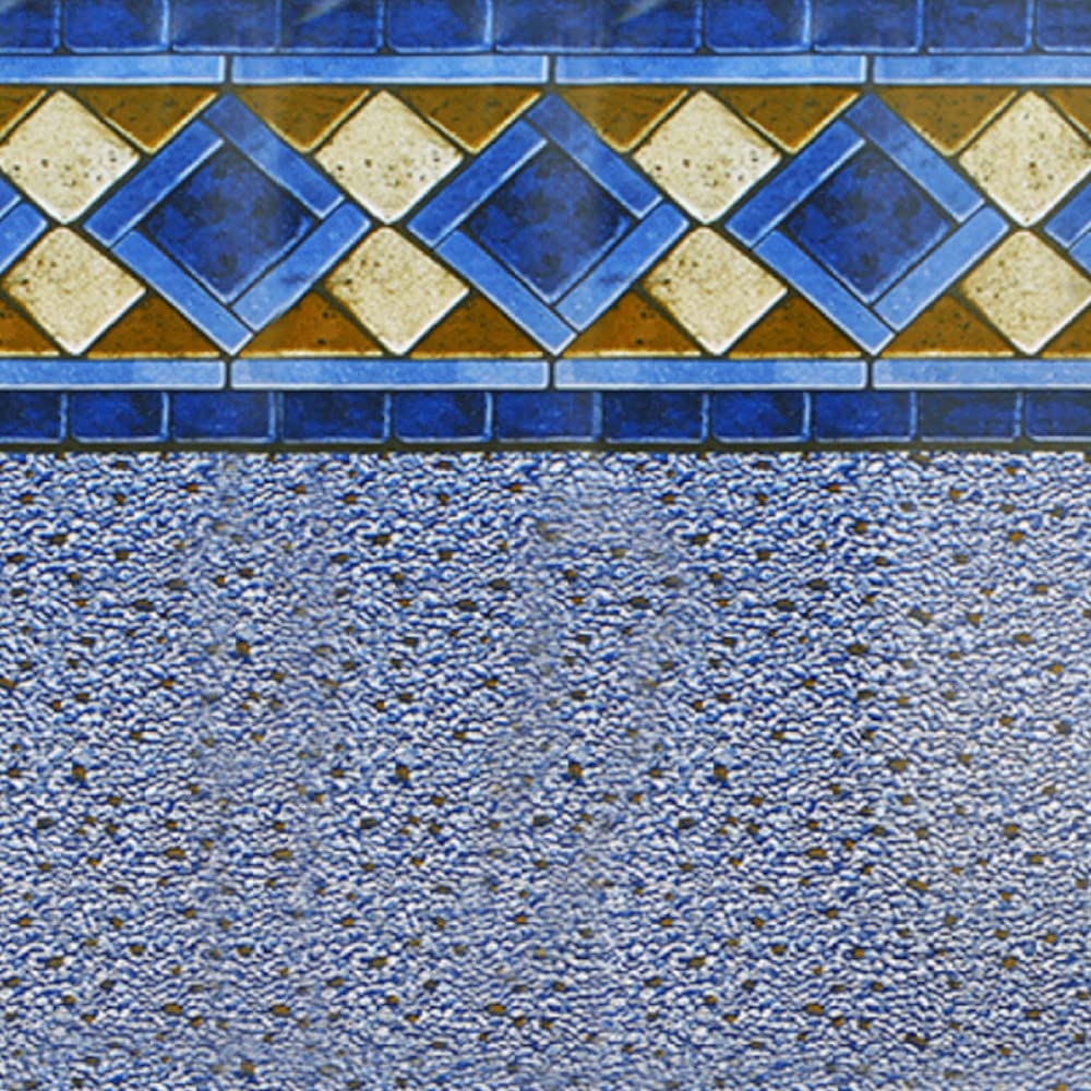 Smartline Mosaic Diamond 21-Foot Round Above Ground Pool Liner | UniBead Style | 52-Inch Wall Height | 25 Gauge Virgin Vinyl Material | Heavy Duty & Weather Resistant | Perfect for Backyard Swimming Pools, Family Gatherings & Summer Fun