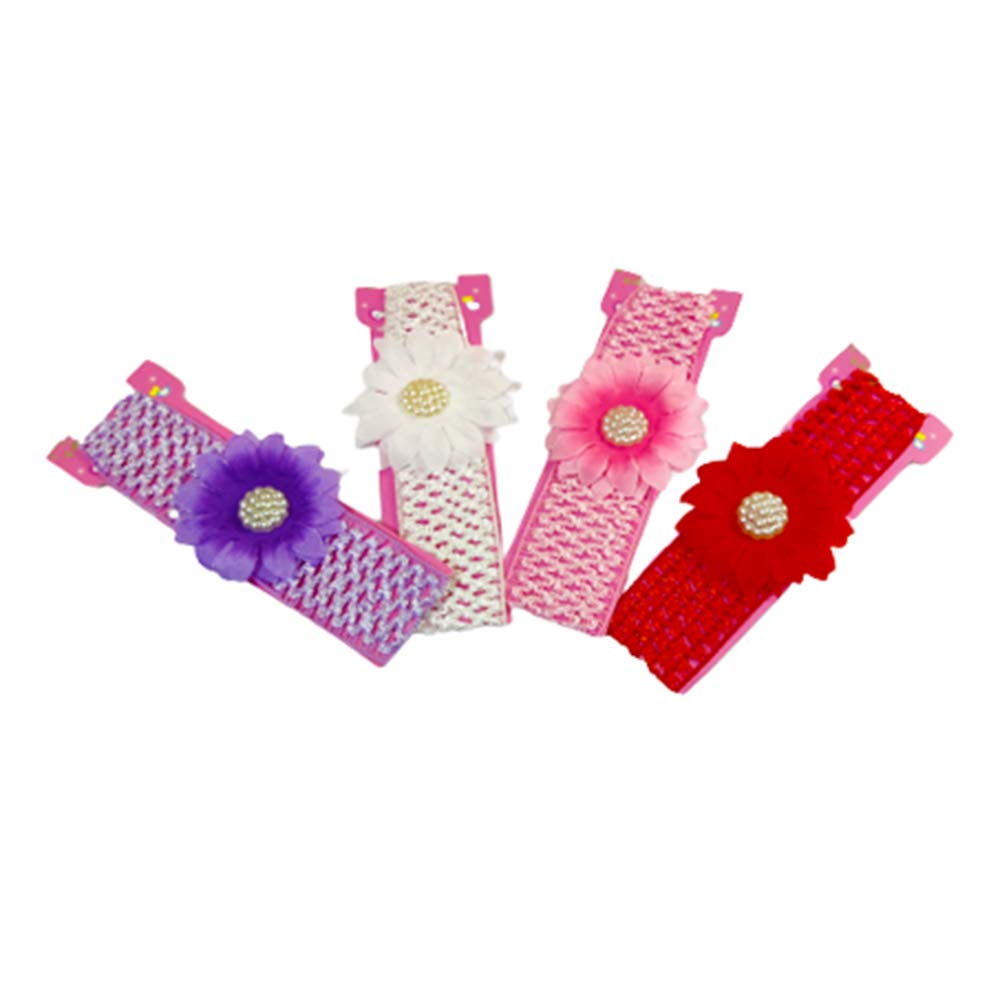 Avanti Creation 12-Pack Colorful Baby Girl Headbands - Soft Elastic Hair Bands for Toddlers & Kids - Perfect for Birthday Parties, Photo Shoots & Everyday Wear