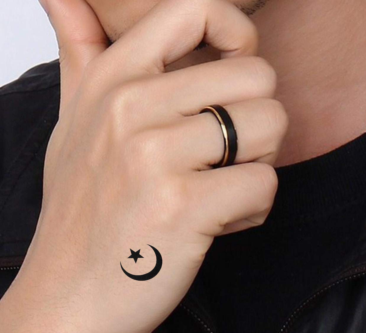 Waterproof Temporary Tattoo Stickers for Men & Women - 3D Realistic Flowers, Butterflies, Stars, Angels, Wolves & Armband Designs (60mm x 105mm) | Perfect for Parties, Halloween Costumes & Body Art