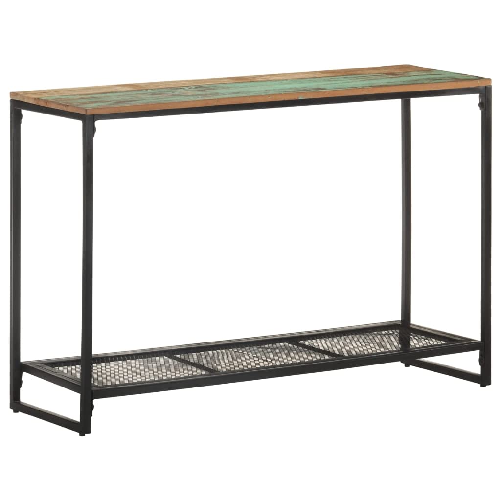 2-Tier Small Console Table with Mesh Shelves - 43.3