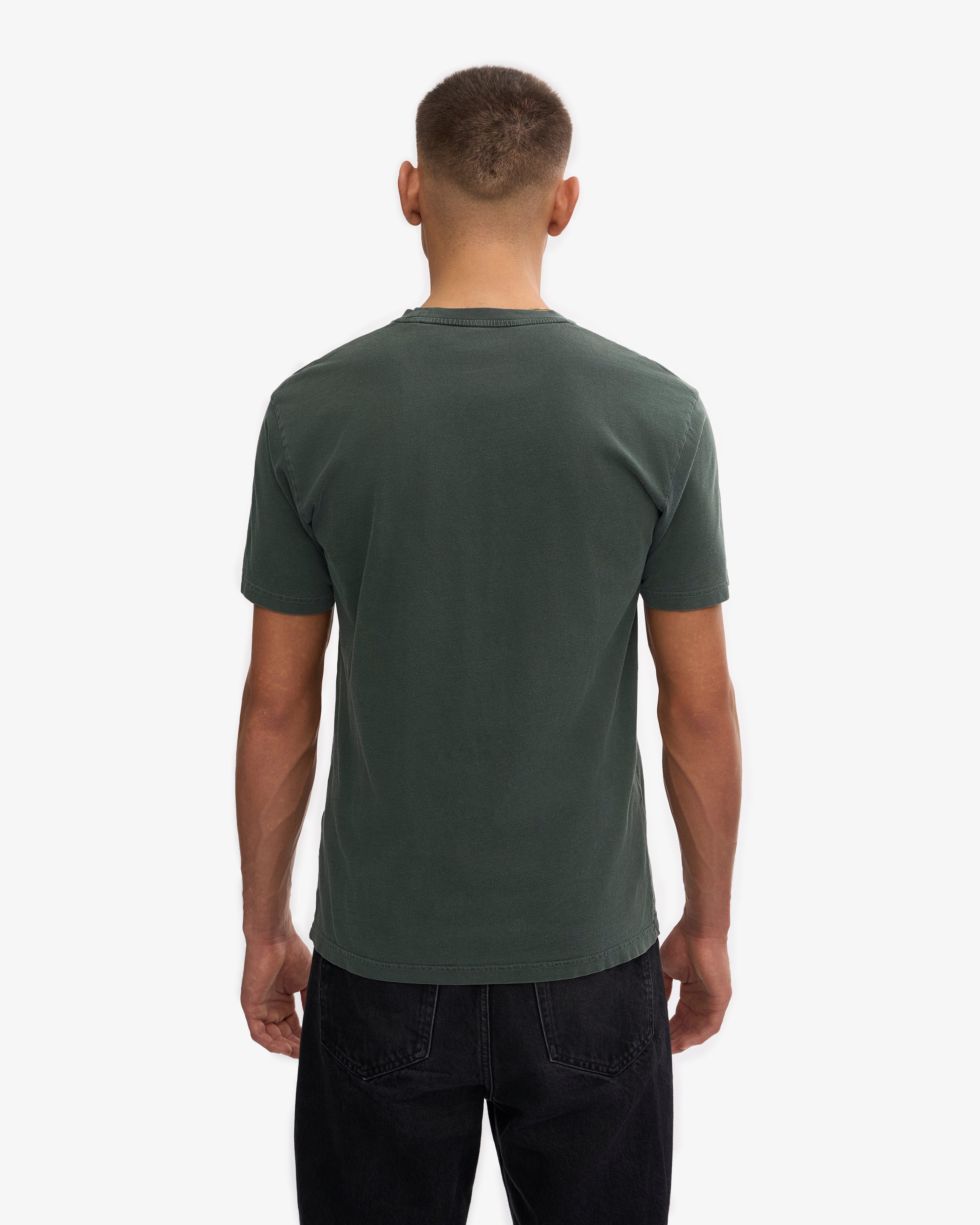 Classic Organic Cotton T-Shirt - Midnight Forest Green | Eco-Friendly & Comfortable for Casual Wear & Outdoor Activities