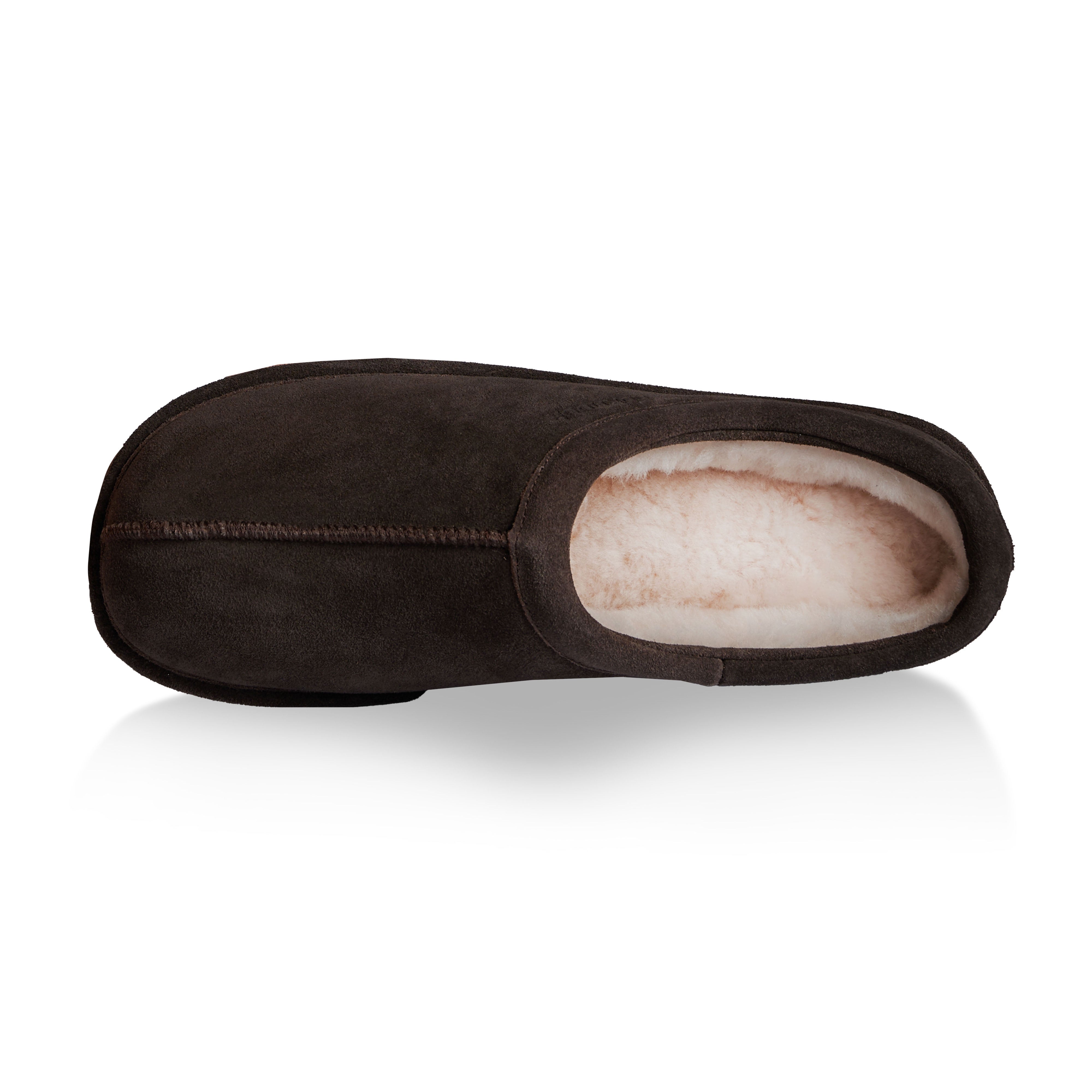 Thomas Men's Slippers - Dark Brown Comfortable House Shoes for Indoor & Outdoor Use - Perfect for Relaxing at Home, Lounging, or Quick Errands