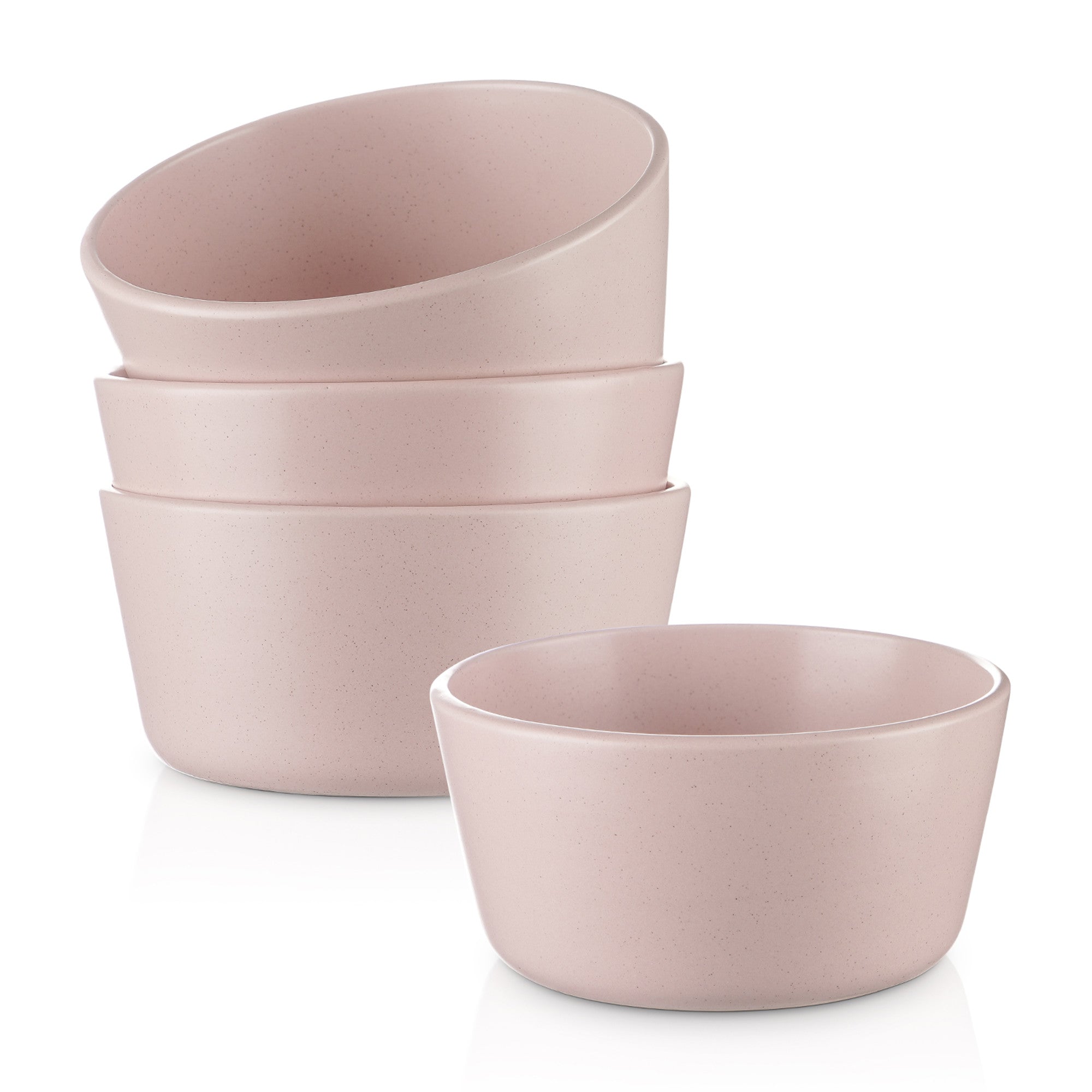 Premium Albie Stoneware Bowl - Pink Ceramic Serving Bowl for Soup, Salad, Pasta | Microwave & Dishwasher Safe | Perfect for Dining, Entertaining & Gifting