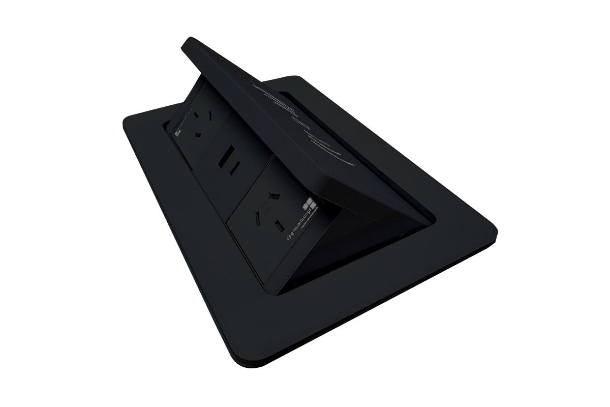 DPG Swift In-Desk Wireless Charger - Fast Qi-Certified Charging Pad for iPhone, Samsung & AirPods - Perfect for Office, Home & Workspace