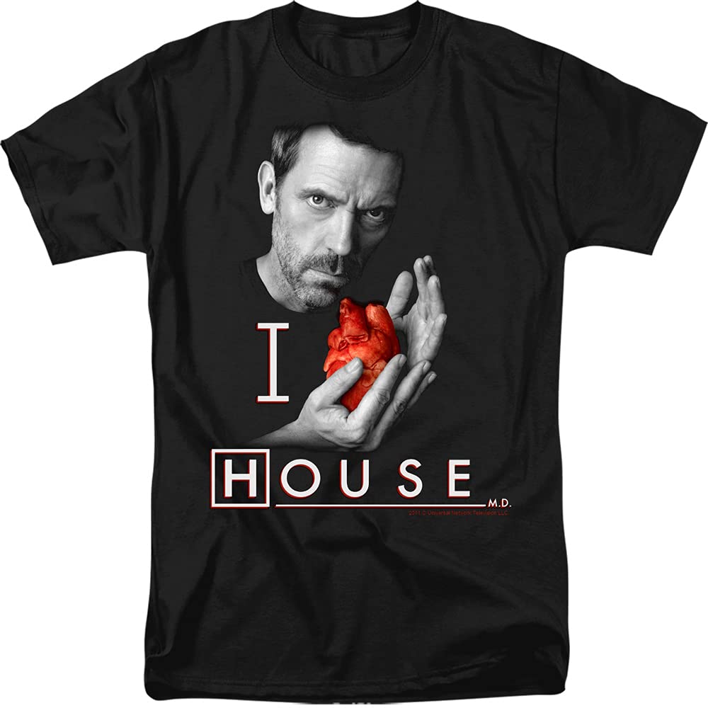 NBC I Love House Adult T-Shirt - Funny TV Show Fan Tee for Casual Wear & Pop Culture Enthusiasts