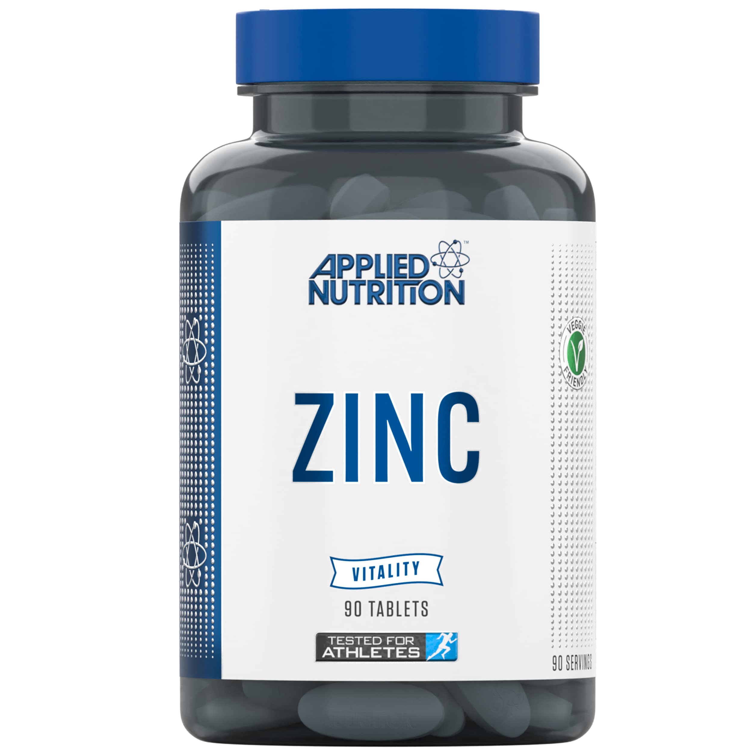 Applied Nutrition Zinc Supplement 90 Tablets - 3 Month Supply for Immune Support & Wellness | Daily Health Booster for Adults & Seniors