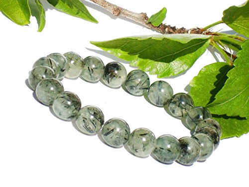 10mm Prehnite Bracelet - Green Beaded Jewelry, Moss Green Healing Stone Bracelet, Light Green Prehnite Gift for Women | Perfect for Meditation, Yoga & Spiritual Healing