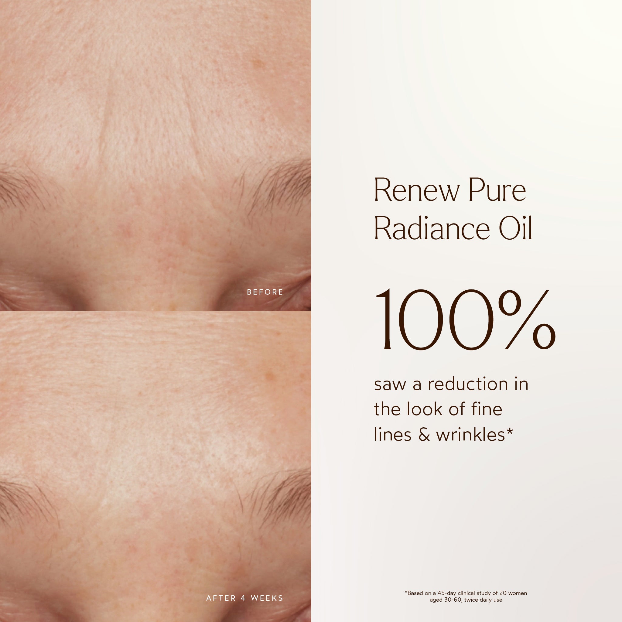 Pure Radiance Hydrating Facial Oil by RENEW - Organic Vitamin C & Hyaluronic Acid for Glowing Skin | Day & Night Moisturizer for Dry, Sensitive & Mature Skin | Perfect for Skincare Routine & Travel