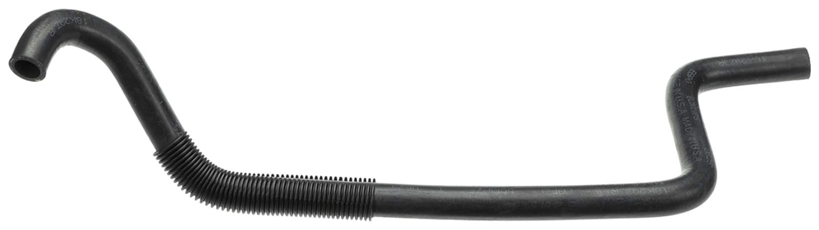 Gates 19682 Premium Molded Heater Hose - High Temperature Coolant Hose for Cars, Trucks & SUVs - Durable Rubber Construction for Engine Cooling Systems