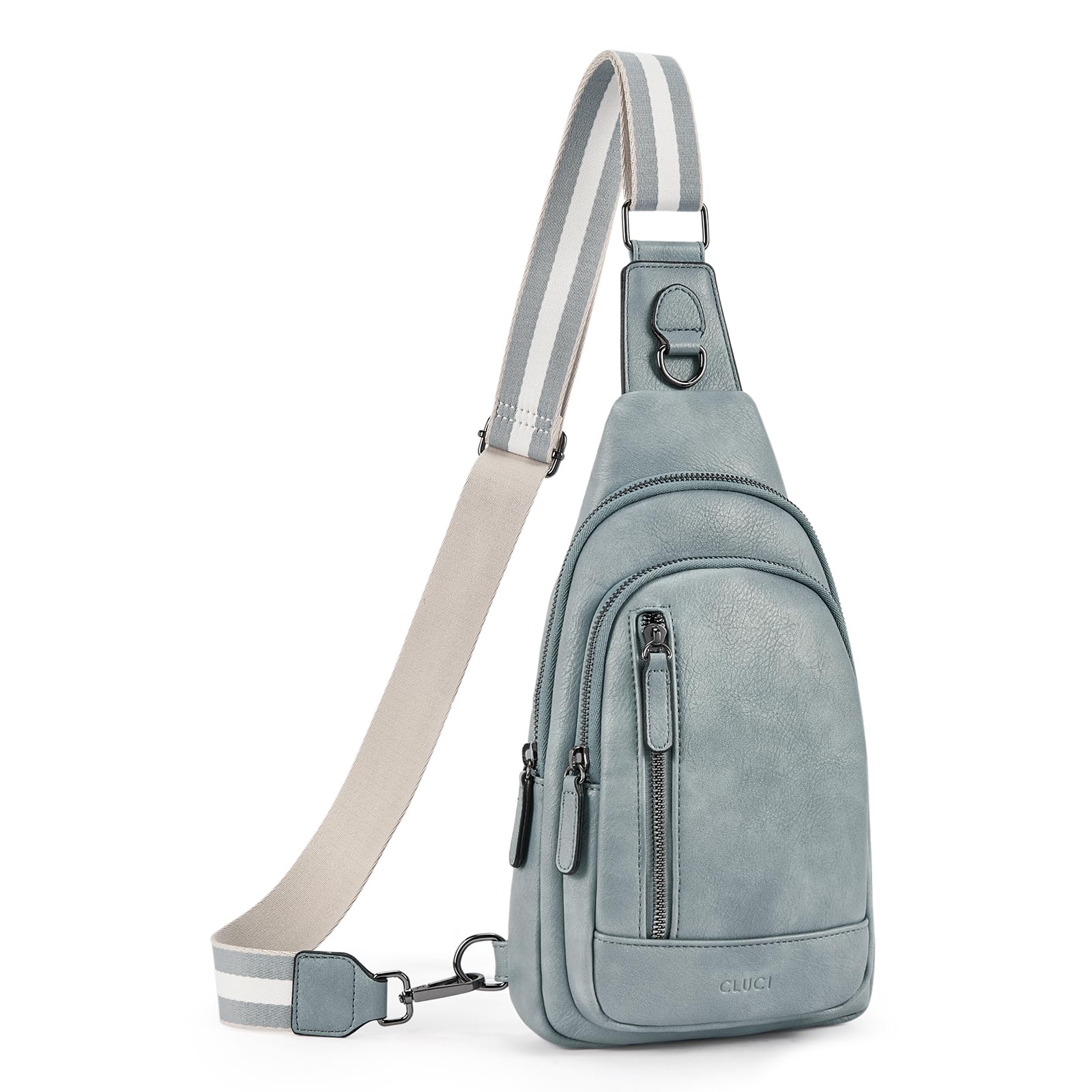 CLUCI Women's Leather Crossbody Bag & Sling Backpack - Stylish Travel Purse for Everyday Use, Commuting and Weekend Getaways
