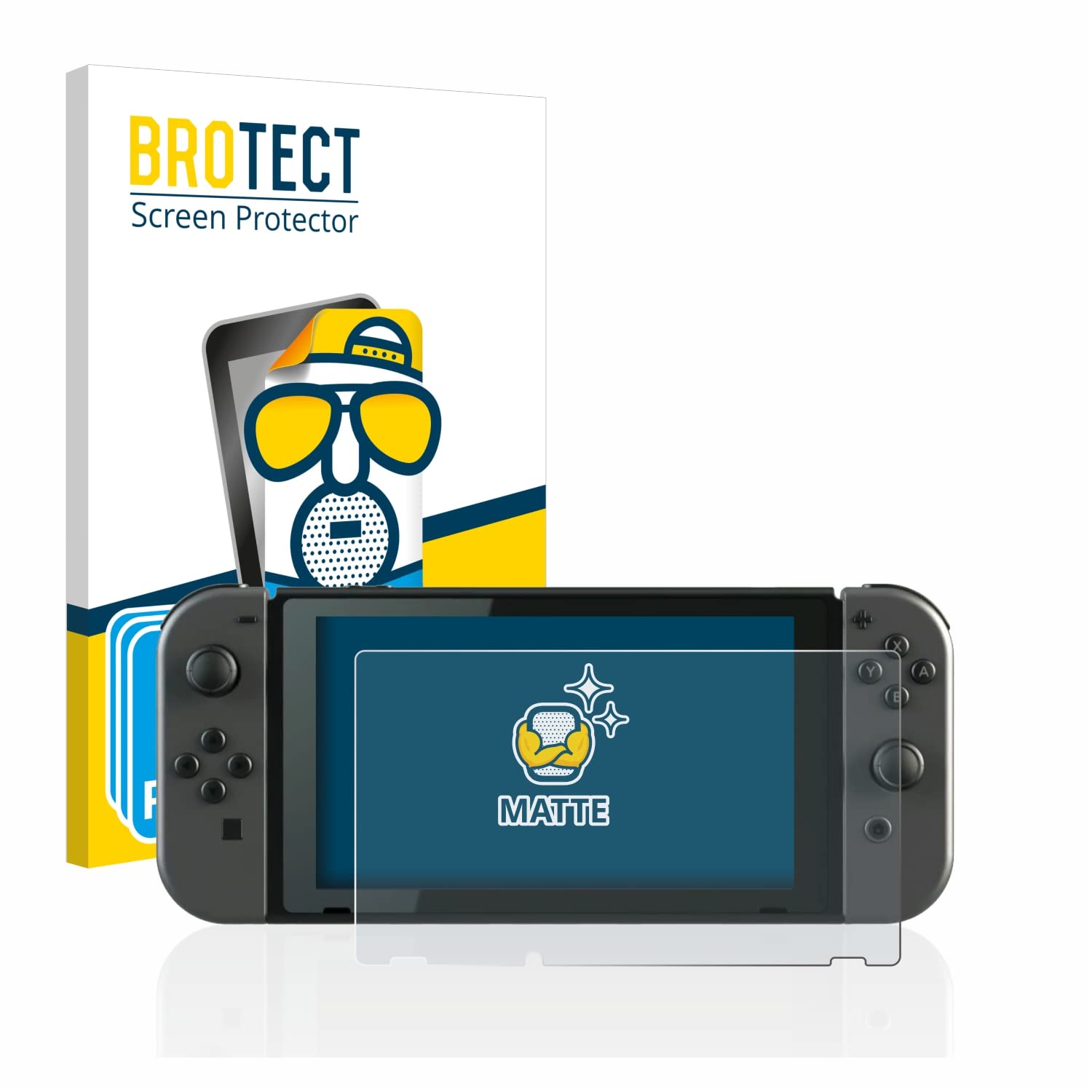 Anti-Glare Screen Protector for Nintendo Switch (6-Pack) - Matte Film for Scratch Protection & Eye Comfort - Perfect for Gaming, Travel, and Outdoor Use