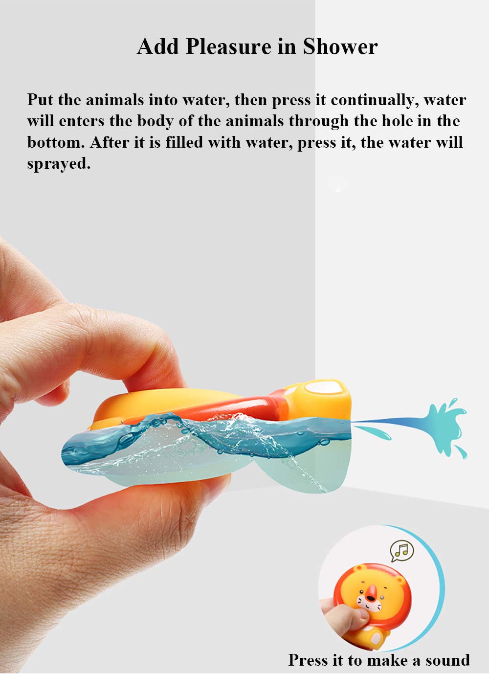 Electric Bathtub Fountain Toy for Kids - Fun Rotating Boat Bath Toy with Water Spray & Squirt Features (Rabbit Design) - Perfect for Bathtime Play & Sensory Development