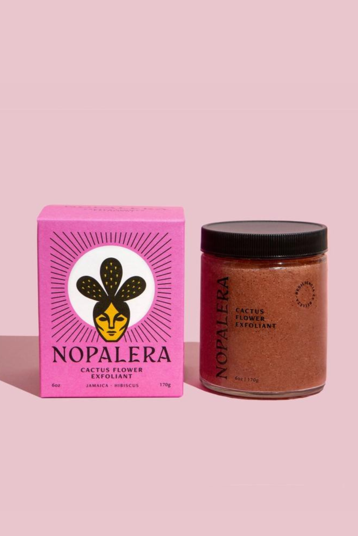 Organic Hibiscus & Cactus Flower Exfoliating Scrub for Face & Body - Natural Skincare for Dry, Sensitive Skin | Gentle Exfoliation, Brightening & Hydration | Perfect for Spa Day & Self-Care Routine