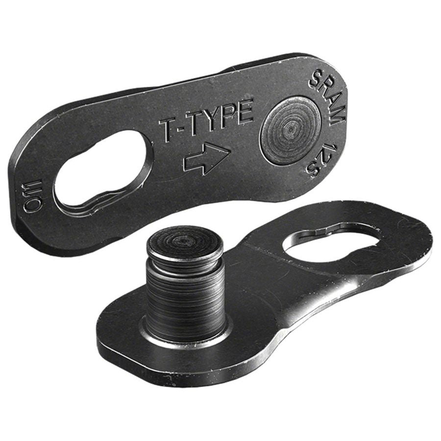 SRAM Eagle T-Type PowerLock Flattop Connector Link - 12-Speed Chain Connector for Eagle T-Type Flattop Chains (Black, 1 Link) | Perfect for Mountain Biking, Road Cycling & Bicycle Maintenance