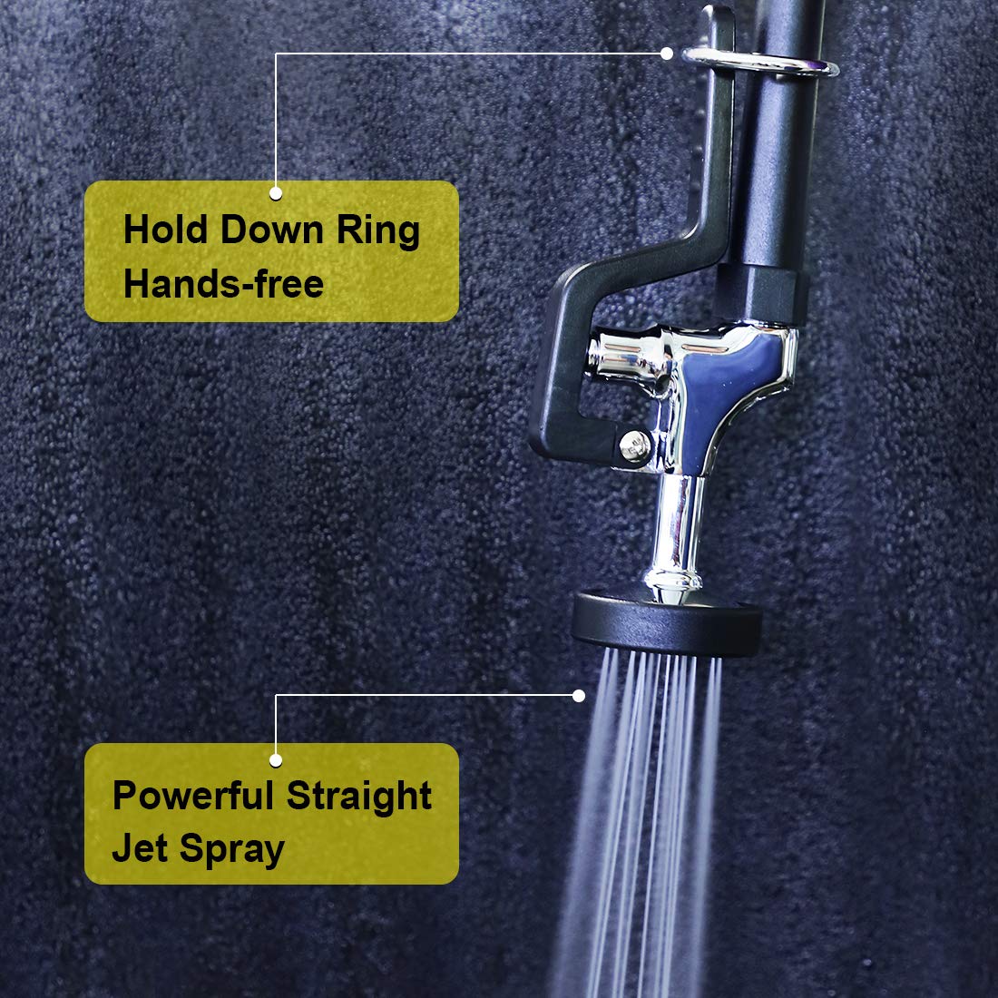 High Pressure Commercial Pre-Rinse Spray Head - Brass Replacement Spray Valve Kit for MaxSen Dishwasher Faucet | Perfect for Restaurant, Hotel & Commercial Kitchen Sinks | Heavy-Duty Pre-Rinse Sprayer for Busy Food Service Environments