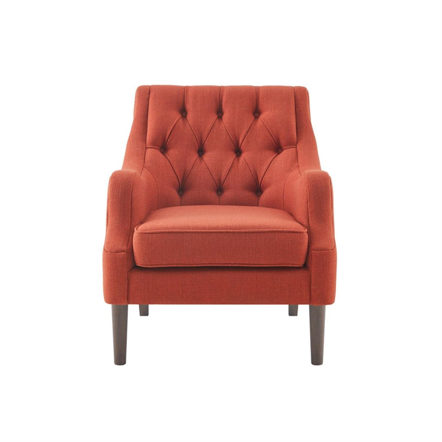 Madison Park Modern Accent Chair - Upholstered Button Tufted Back with Removable 5.75