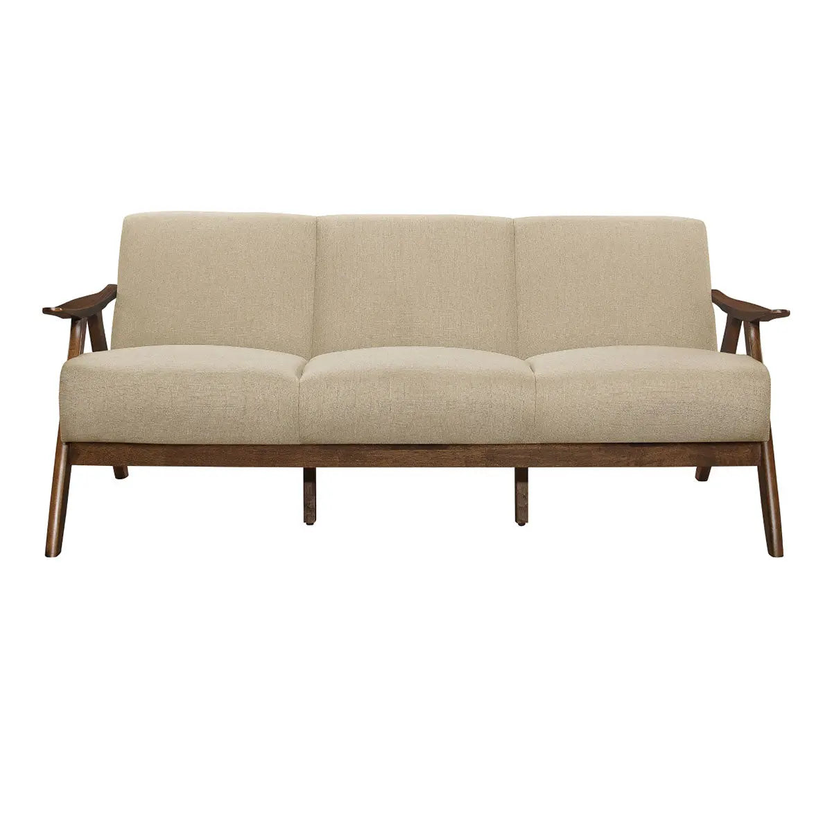 Damala Collection Modern Fabric Sofa 1138 - Comfortable Living Room Couch for Small Spaces, Home Office & Apartment Decor