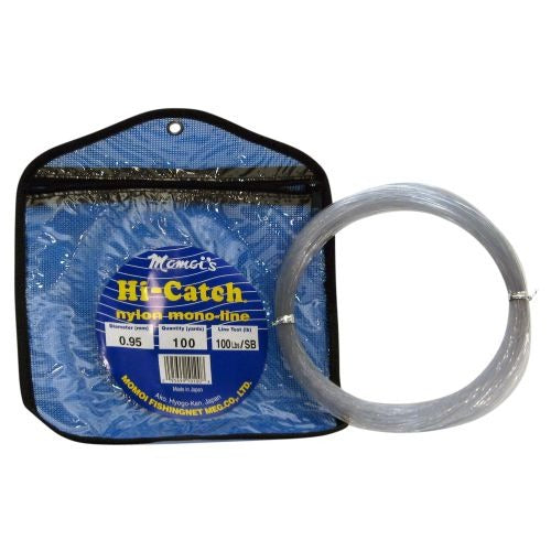 Momoi Hi Catch Classic Nylon Mono Fishing Leader Line - Premium Strength for Saltwater & Freshwater Angling