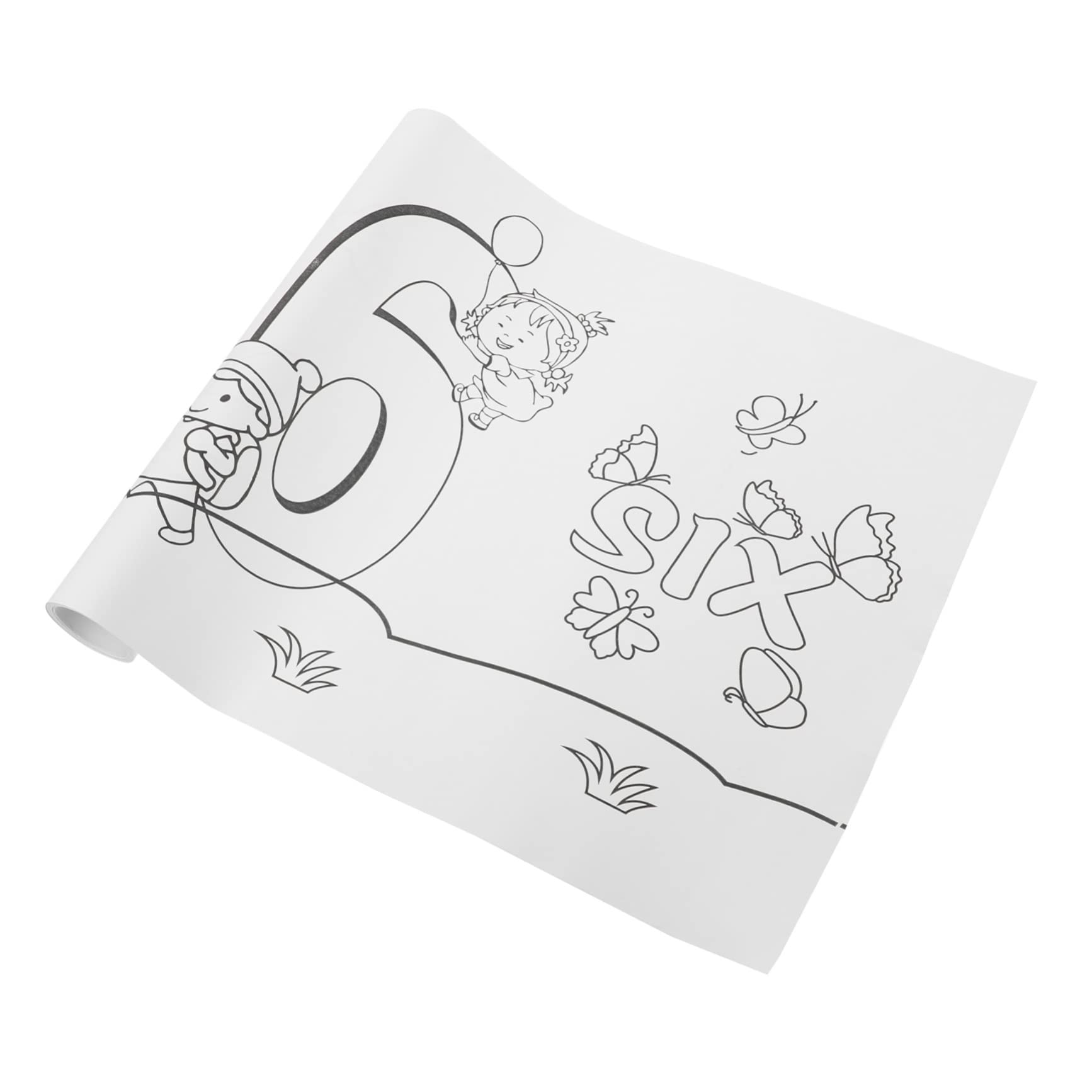 Didiseaon 1 Roll Drawing Paper for Kids - DIY Coloring & Painting Paper, Toddler Arts & Crafts Supplies, Sketch Paper for Graffiti - Perfect for Classroom Activities, Birthday Parties & Creative Play