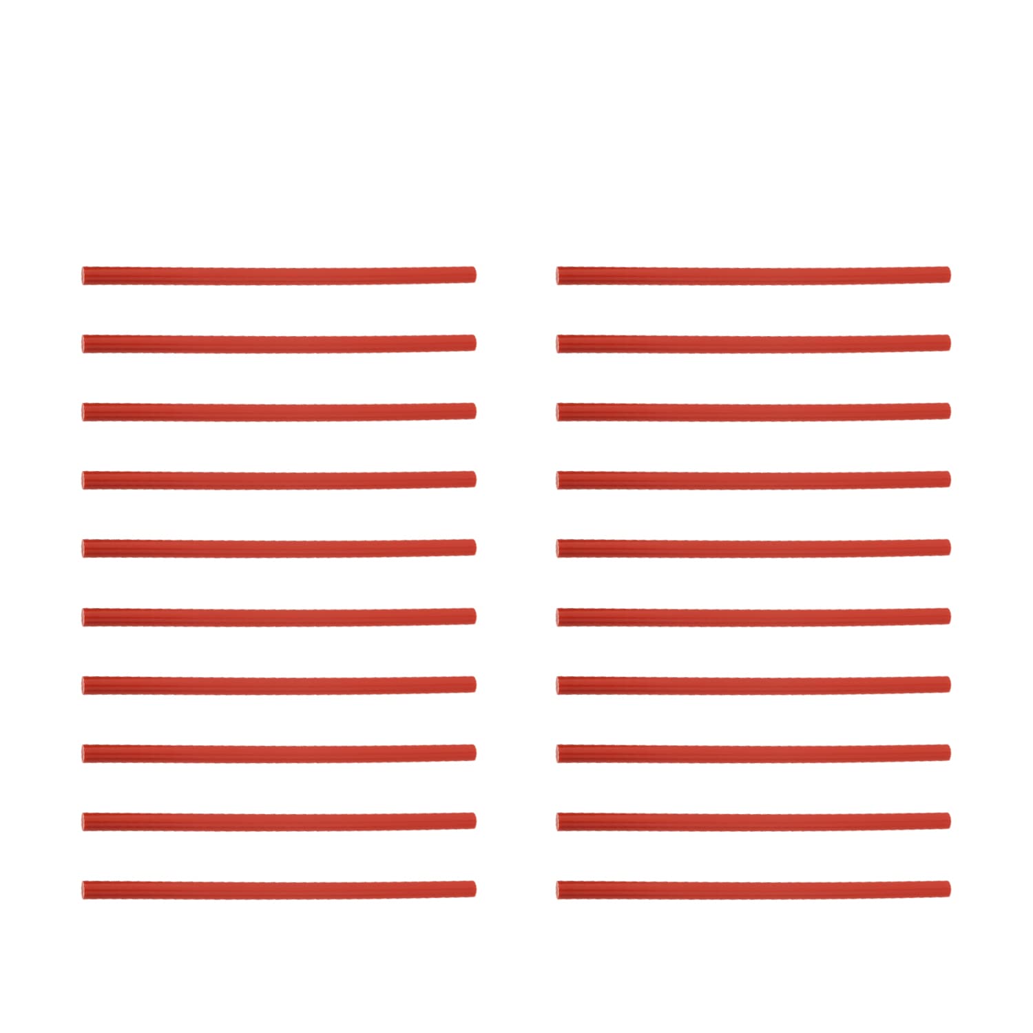 20Pcs Bulk Hot Glue Sticks for Crafting - Dual Temperature Glue Gun Refills (0.44x10inch, Big Red) - Perfect for DIY Projects, Home Repairs, Scrapbooking & School Crafts