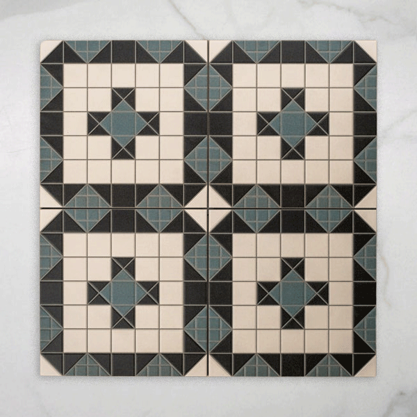 Alicante Eton Matt Cushioned Edge Porcelain Tile 316x316mm - Premium Floor and Wall Tile for Bathroom, Kitchen, and Living Room Renovation