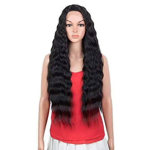 Natural Wavy Hair Wig with Bangs for Women - Soft & Realistic Synthetic Hairpiece for Daily Wear, Cosplay & Costume Parties