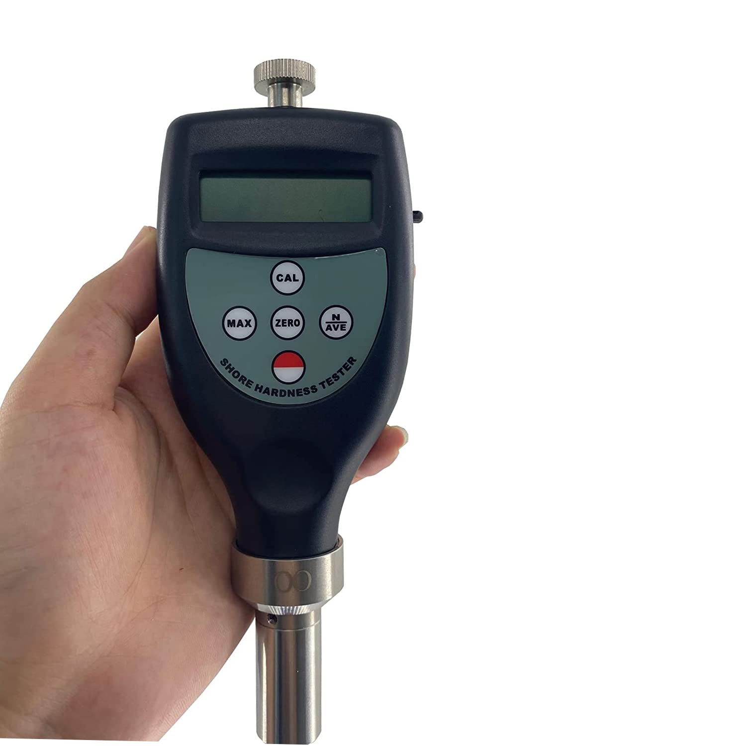 Shore OO Durometer Hardness Tester 10-90HOO - Soft Rubber & Silicone Hardness Measurement Tool for Elastic Materials - Ideal for Industrial QA, Rubber Manufacturing & Material Testing Labs