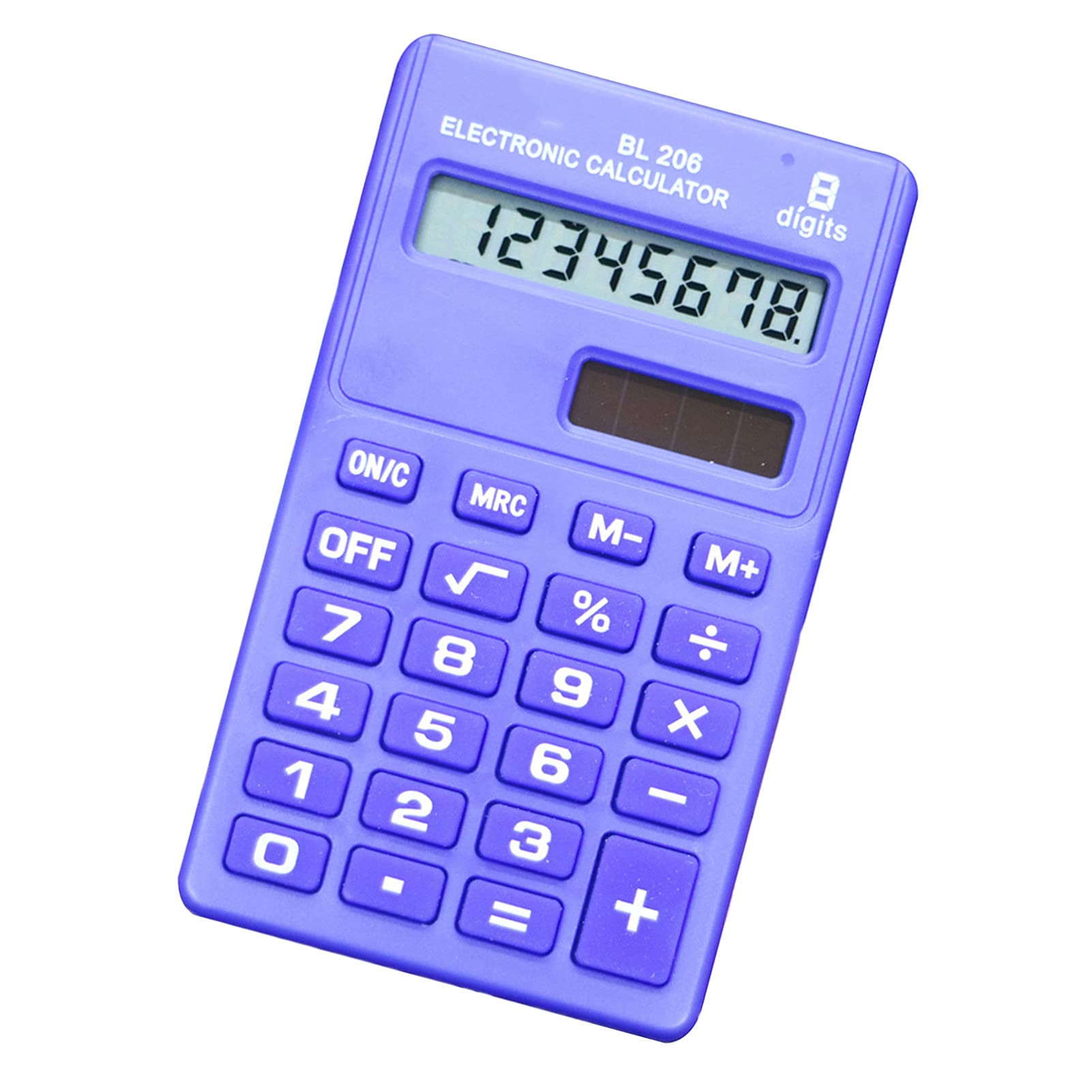 Hislaves 8-Digit Portable Calculator - Reliable ABS Pocket-Sized Handheld Calculator for Office, School, and Business Accounting