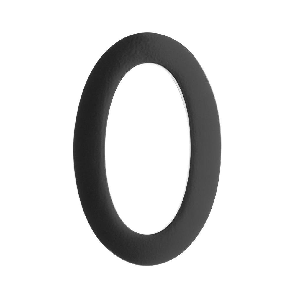 4 Inch Black Floating House Number 044 - Modern Address Plaque for Home, Mailbox & Front Door Decoration