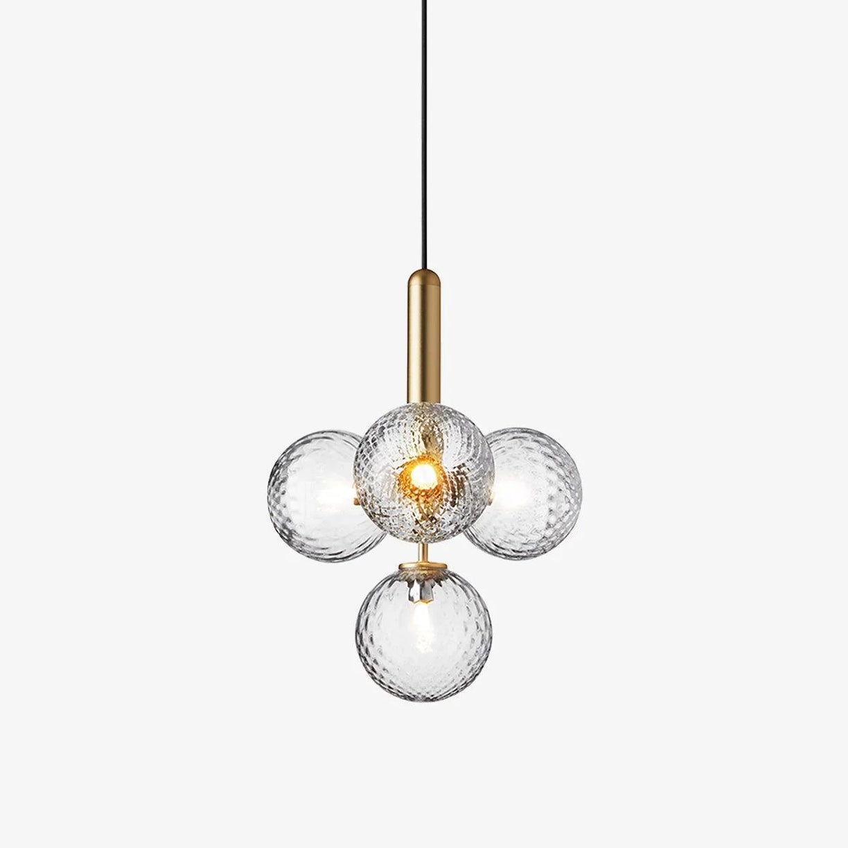 Modern Luminae Pendant Light - Adjustable Hanging Fixture for Kitchen Island, Dining Room & Bedroom - Energy Efficient LED Ceiling Light with Dimmable Function