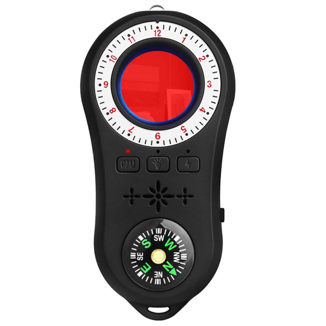Wedhapy Anti-Spy Detector - Mini Camera & Audio Bug Finder with Compass, Flashlight & GPS Scanner | Wireless Hidden Camera Detector for Home, Office & Travel Security