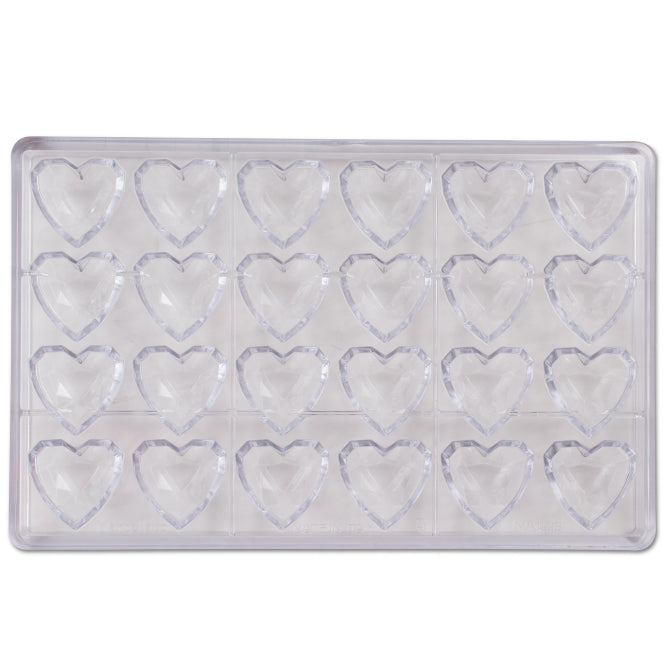 Heart-Shaped Gem Chocolate Mold for Valentine's Day - Silicone Baking Mold for DIY Chocolates, Candies, and Desserts - Perfect for Romantic Gifts, Wedding Favors, and Holiday Treats