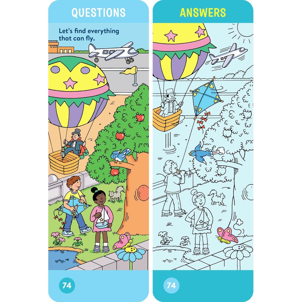 Brain Quest For Threes - Fun Preschool Learning Cards for 3 Year Olds | Early Childhood Education Games | Perfect for Home, Classroom & Travel Learning Activities
