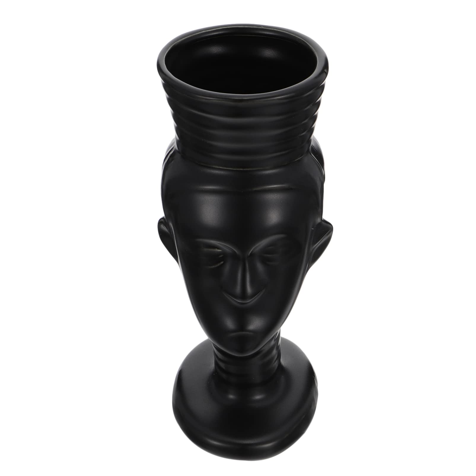 Vintage Tiki Mugs Set of 4 - Ceramic Tiki Bar Glasses for Cocktails, Coffee & Hawaiian Party Decor - Perfect for Luau Themed Parties, Home Bar Decor & Tropical Drink Serving