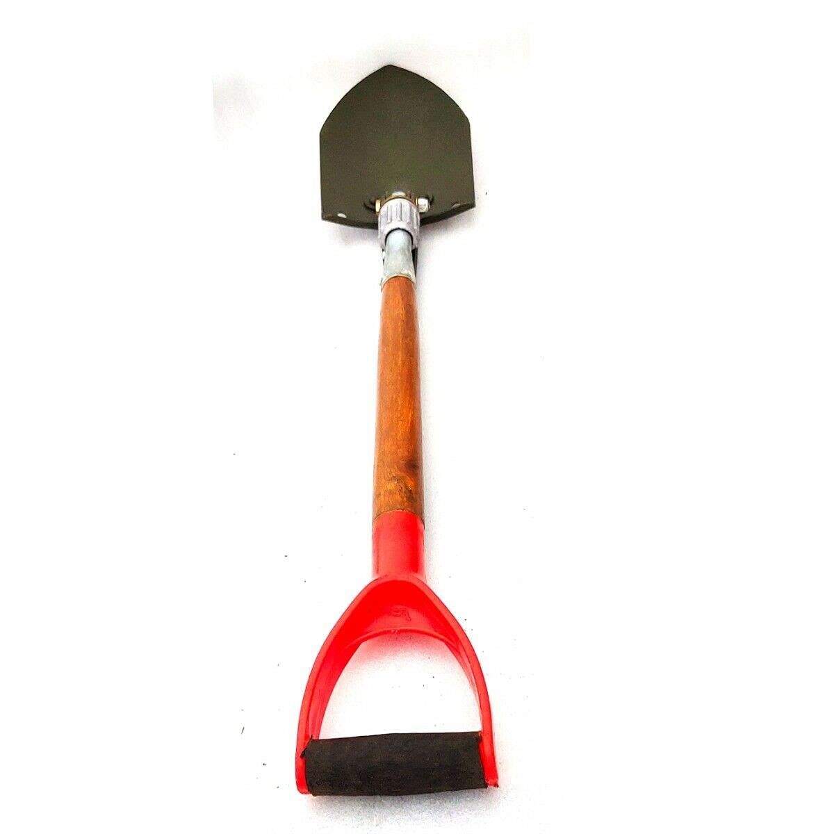Multi-Function Folding Steel Shovel - Compact Camping & Gardening Spade for Outdoor Adventures, Survival, and Yard Work
