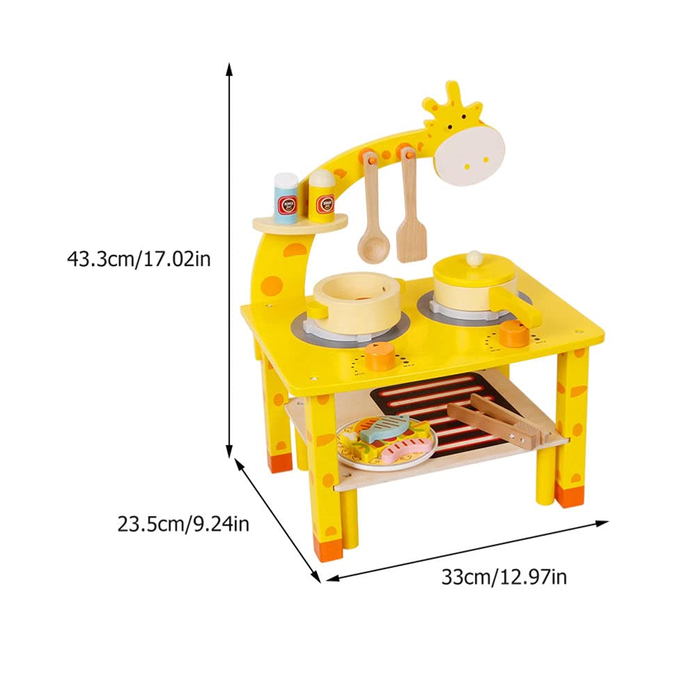 HEALLILY 1 Set Kids Pretend Play BBQ Cooking Toy - Early Educational Cognitive Learning Toy for Toddlers & Children - Perfect for Role Play, House Play, and Developmental Fun